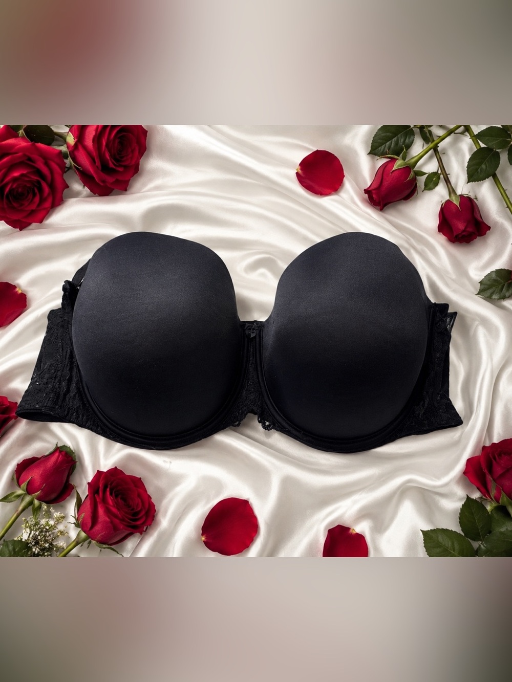 NWOT Auden 46D Black Full Coverage Underwire Bra Plus Size Supportive Comfort